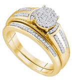 0.25CTW DIAMOND MICRO PAVE BRIDAL SET - 18GG53