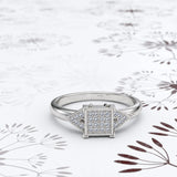 Micro-Pave Engagement Ring - 18GG68