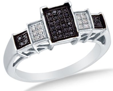 10k Yellow OR White Gold Diamond Micro Pave Ring  - 18GG79