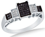 10k Yellow OR White Gold Diamond Micro Pave Ring  - 18GG79