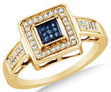 10k White OR Yellow Diamond Micro Pave Ring - 18GG85