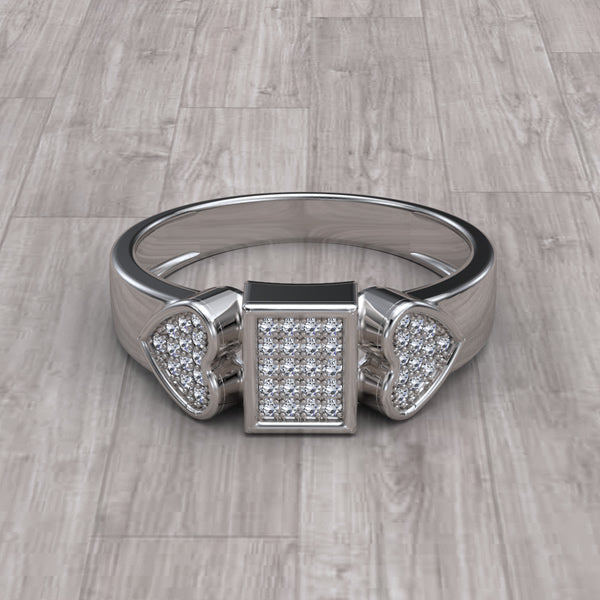 Gold Diamond Micro-Pave Ring - 18GG86