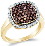 10k Yellow OR White Gold Diamond Wedding Ring - 18GG88