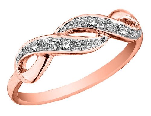 Infinity White Diamond Promise Ring - 18GG93