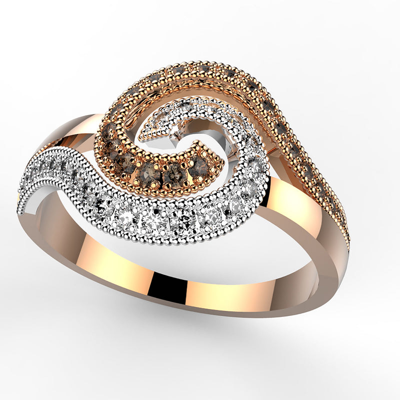 Brown Chocolate Diamond Ring - 19GG01