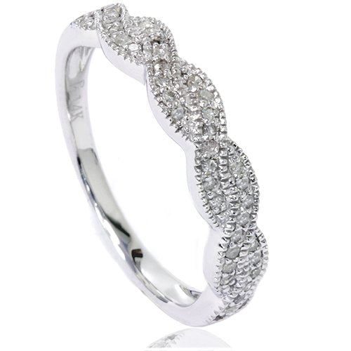 Pave Diamond Infinity Vintage Ring  - 19GG20