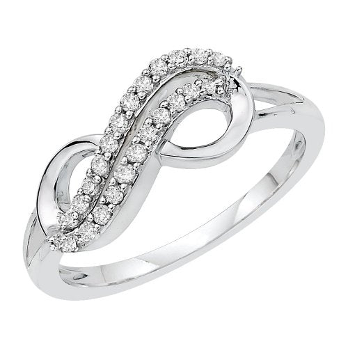 Two Row Infinity Diamond Ring - 19GG23