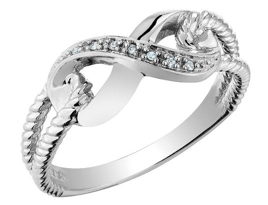 Infinity Diamond Promise Ring - 19GG24