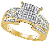 Diamond Yellow-gold Ring - 19GG28
