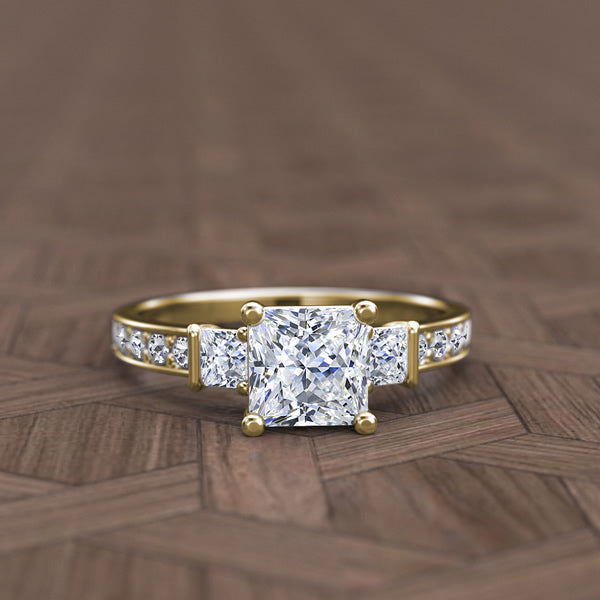 Three Stone Engagement Ring - 19GG40