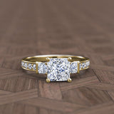 Three Stone Engagement Ring - 19GG40