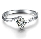 18k White Gold Engagment Ring - 19GG59