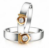 18K Two-Tone Wedding Bands -  19GG62