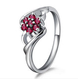 0.27ct Natural Ruby Engagement Ring - 19GG63