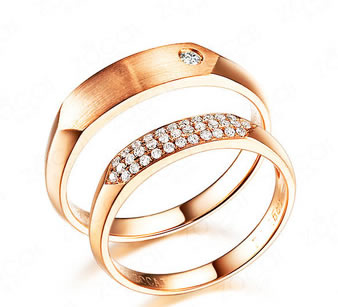 18K Gold Wedding Band - 19GG72