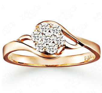 18k Gold Engagement Ring - 19GG82