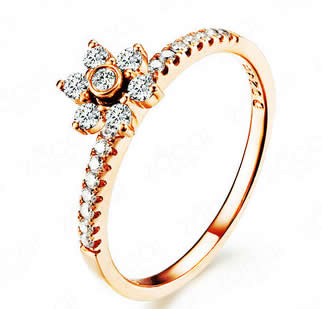 18k Gold Engagement Ring - 19GG83