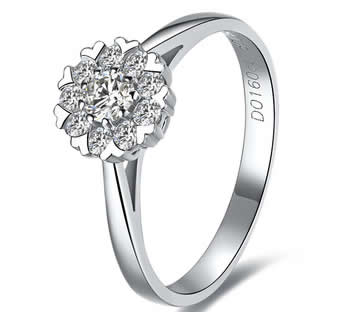 18k Gold Engagement Ring - 19GG93
