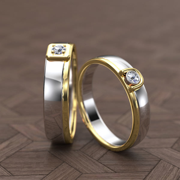 Gold Wedding Bands - 20GG01