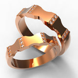 Gold Wedding Bands - 20GG03