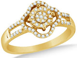10k White OR Yellow Gold Ladies Womens Diamond Wedding Ring - 20GG41
