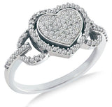 10K Yellow/White Gold Diamond Halo Engagement Ring - 20GG49