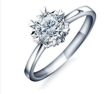 18k Gold Engagement Ring with Diamond - 20GG73