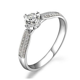 18k Gold Engagement Ring - 20GG75