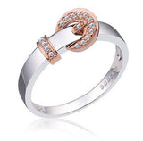 18k Gold Fashion Ring with Diamonds - 20GG77