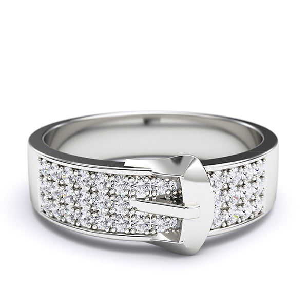 White Diamond Fashion Ring - 20GG85