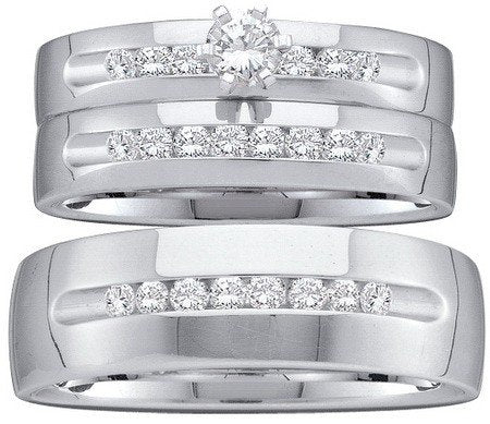 Trio Diamond Rings Set - 21GG15