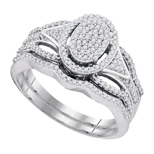 DIAMOND MIRO-PAVE BRIDAL SET - 21GG24