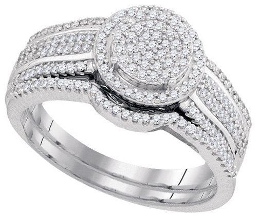 DIAMOND MIRO-PAVE BRIDAL SET - 21GG25