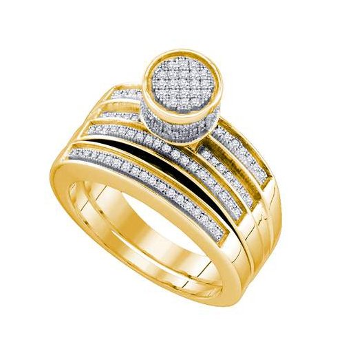 DIAMOND MICRO PAVE BRIDAL SET - 21GG29