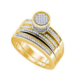 DIAMOND MICRO PAVE BRIDAL SET - 21GG29