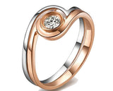 0.15 CT CERTIFIED H / SI DIAMOND ENGAGEMENT RING - 21GG43