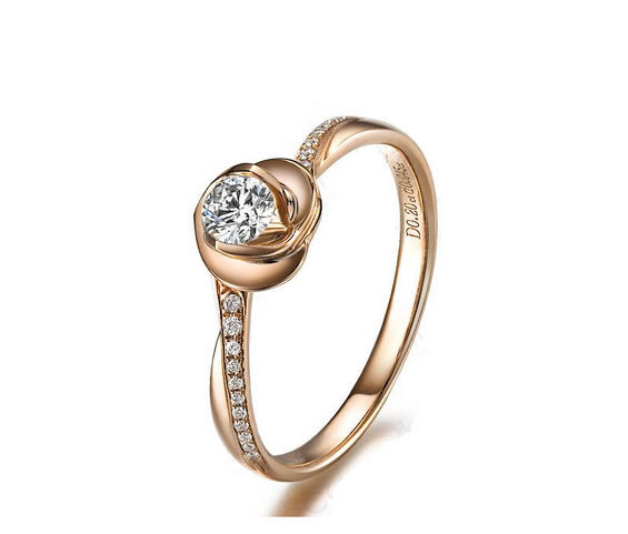 0.25 CT CERTIFIED H / SI DIAMOND ENGAGEMENT RING - 21GG46