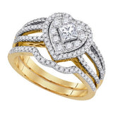 0.90Ctw Diamond Bridal Set - 21GG61