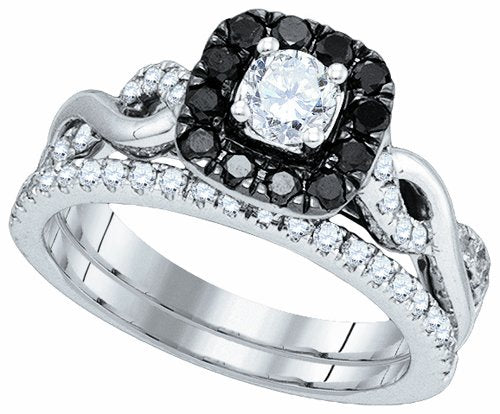 1.00Ctw Diamond  Center Round Bridal Set - 21GG66
