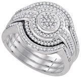 Diamond Miro-Pave Bridal Set - 21GG67
