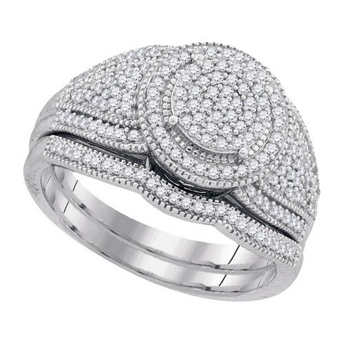 Diamond Miro-Pave Bridal Set - 21GG71