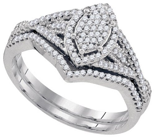 Diamond Miro-Pave Bridal Set - 21GG74