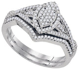 Diamond Miro-Pave Bridal Set - 21GG74