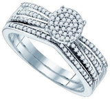 0.33 Carat Round Diamond Bridal Set - 21GG80