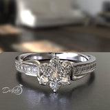 0.3ct Diamond White Gold Engagement Ring - 22GG13V