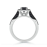 Black Diamond Engagement Ring - 22GG16
