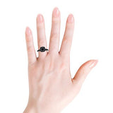 Black Diamond Engagement Ring - 22GG16