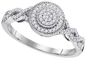 DIAMOND MICRO-PAVE ENGAGEMENT RING - 22GG32
