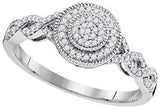 DIAMOND MICRO-PAVE ENGAGEMENT RING - 22GG32