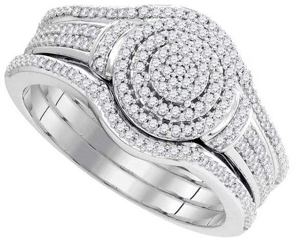 Diamond Micro Pave Bridal Set - 22GG33